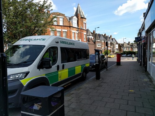 Photo 6x4 parked ambulance - photo,