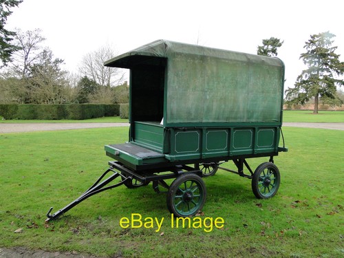 Photo 6x4 vintage covered - 6x4, cart