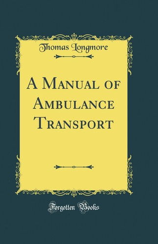Manual ambulance - manual, of