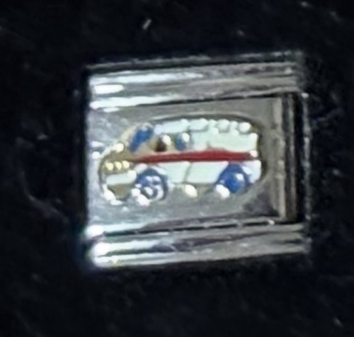 Ambulance italian charm enamel - charm,