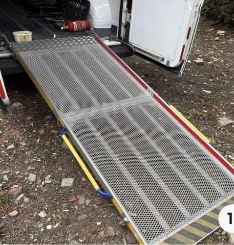 Ramp ambulance vehicle - ramp,